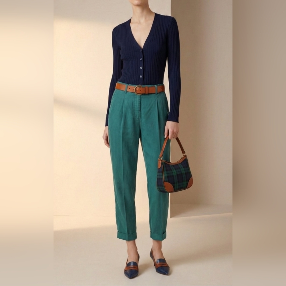 COS Elegant Green Women's Pants